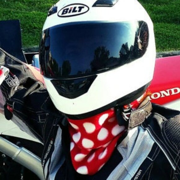 Buffalo Check Fleece Neck Warmer: Black and White Gaiter Scarf - Picture 6 of 9